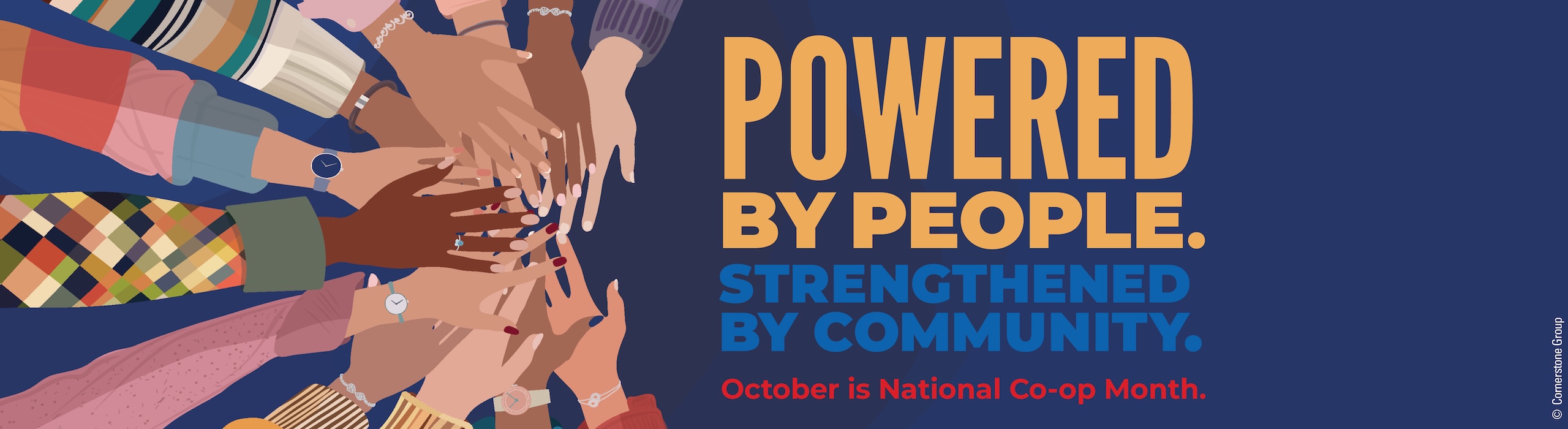 Powered by People - October is National Co-op Month Powered by People - October is National Co-op Month